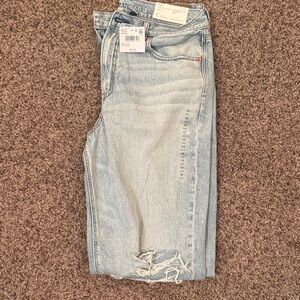 American Eagle Outfitters Light Blue Straight Leg Jeans